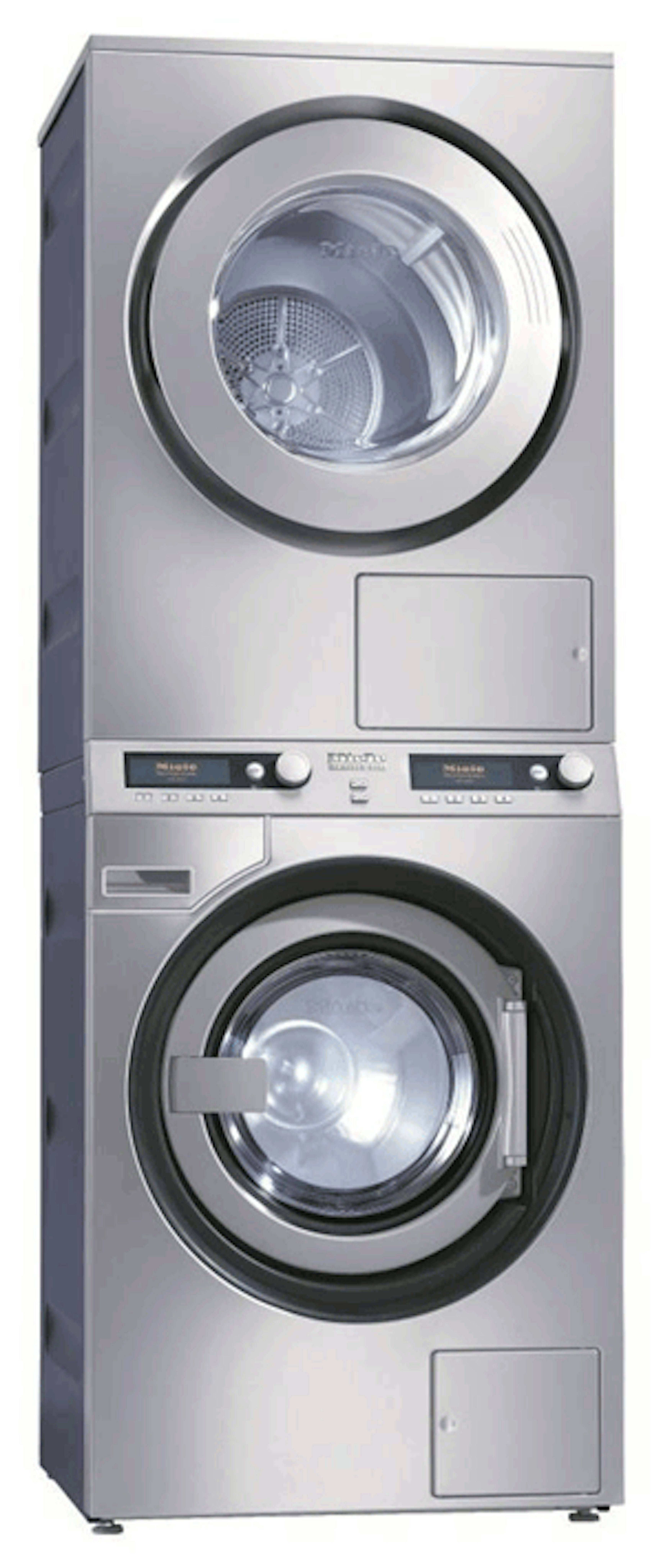 Stackable Miele washing machine and tumble dryer