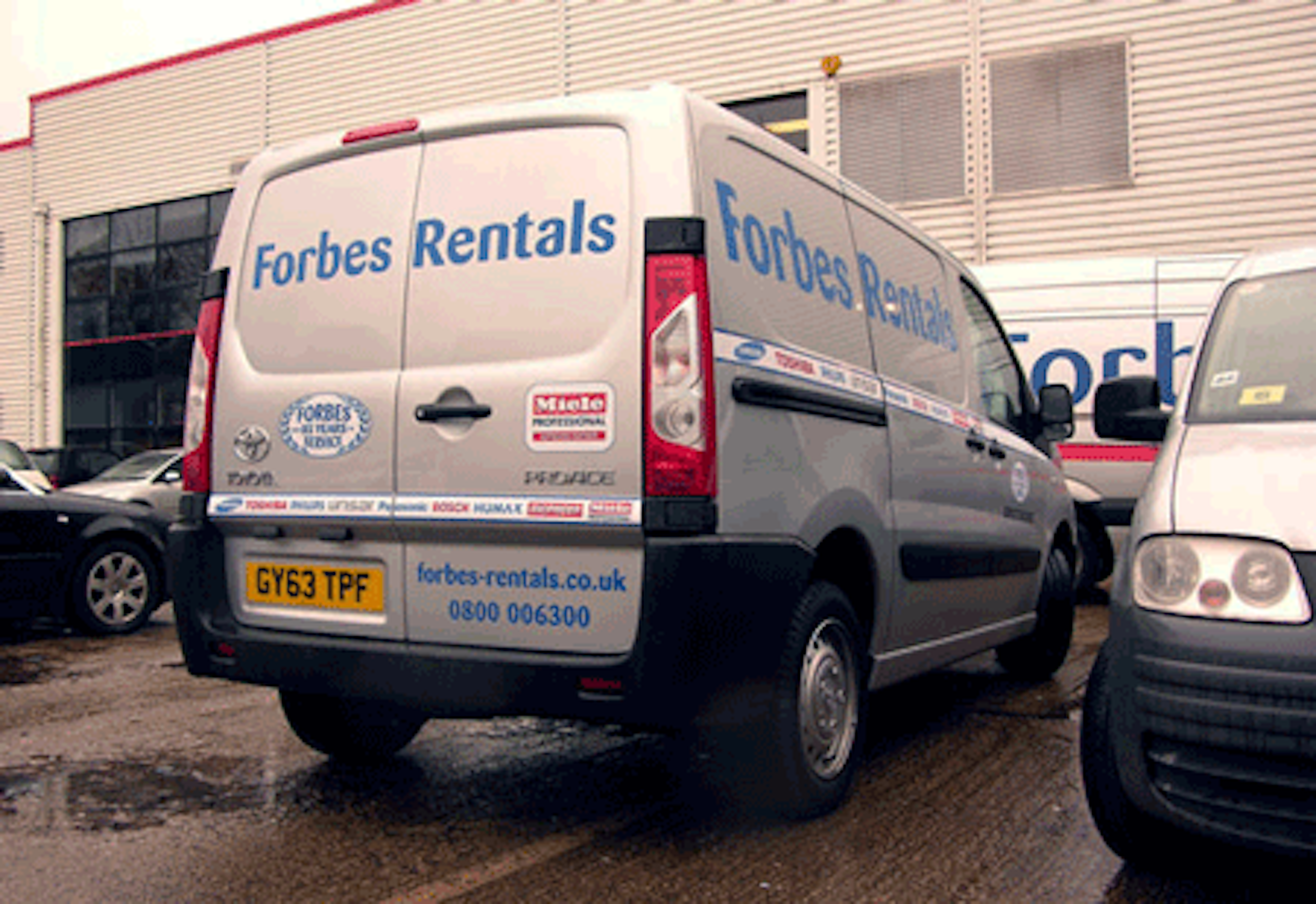 Forbes Rentals van