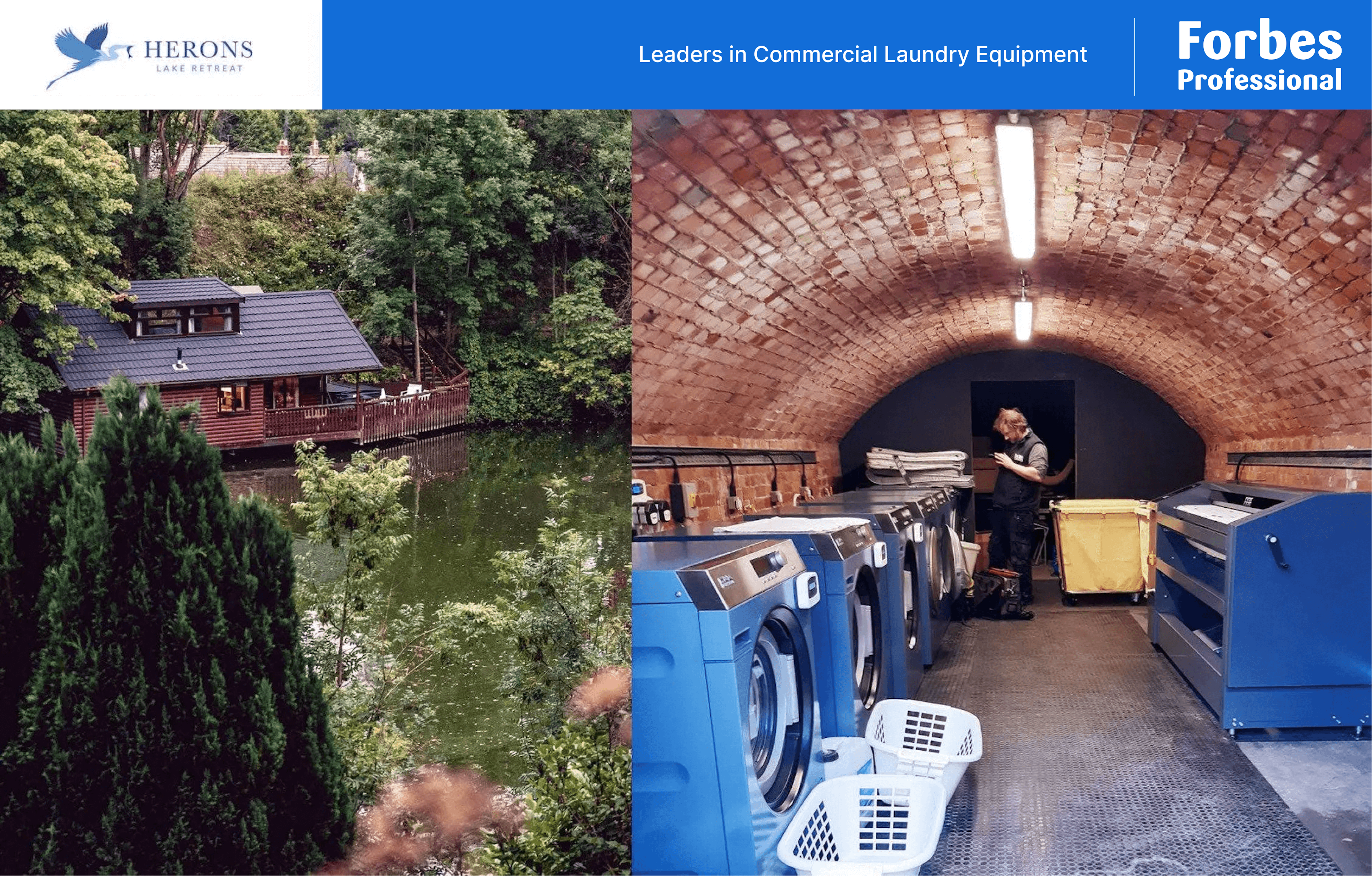 Forbes has a team of experts providing laundry solutions for the holiday park industry.