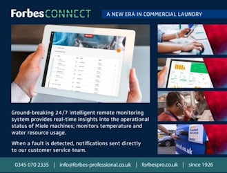 Revolutionise Your Laundry Operation with Forbes Connect.