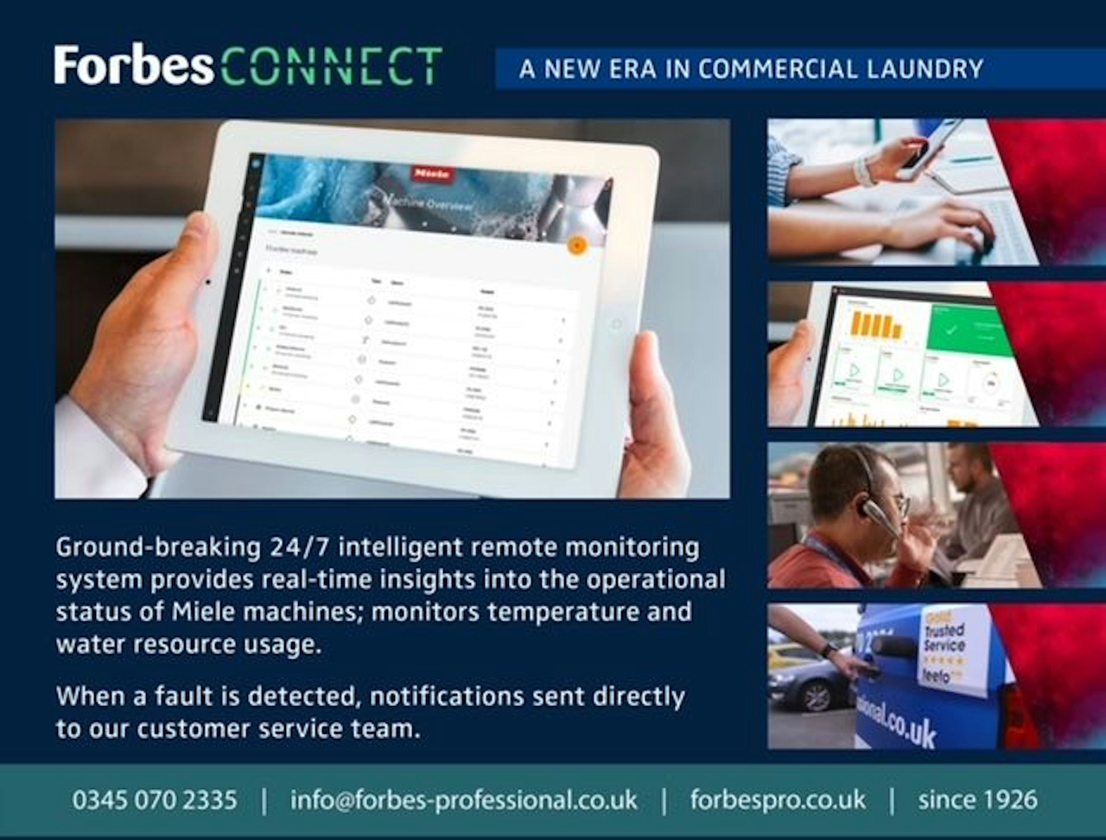 Revolutionise Your Laundry Operation with Forbes Connect.