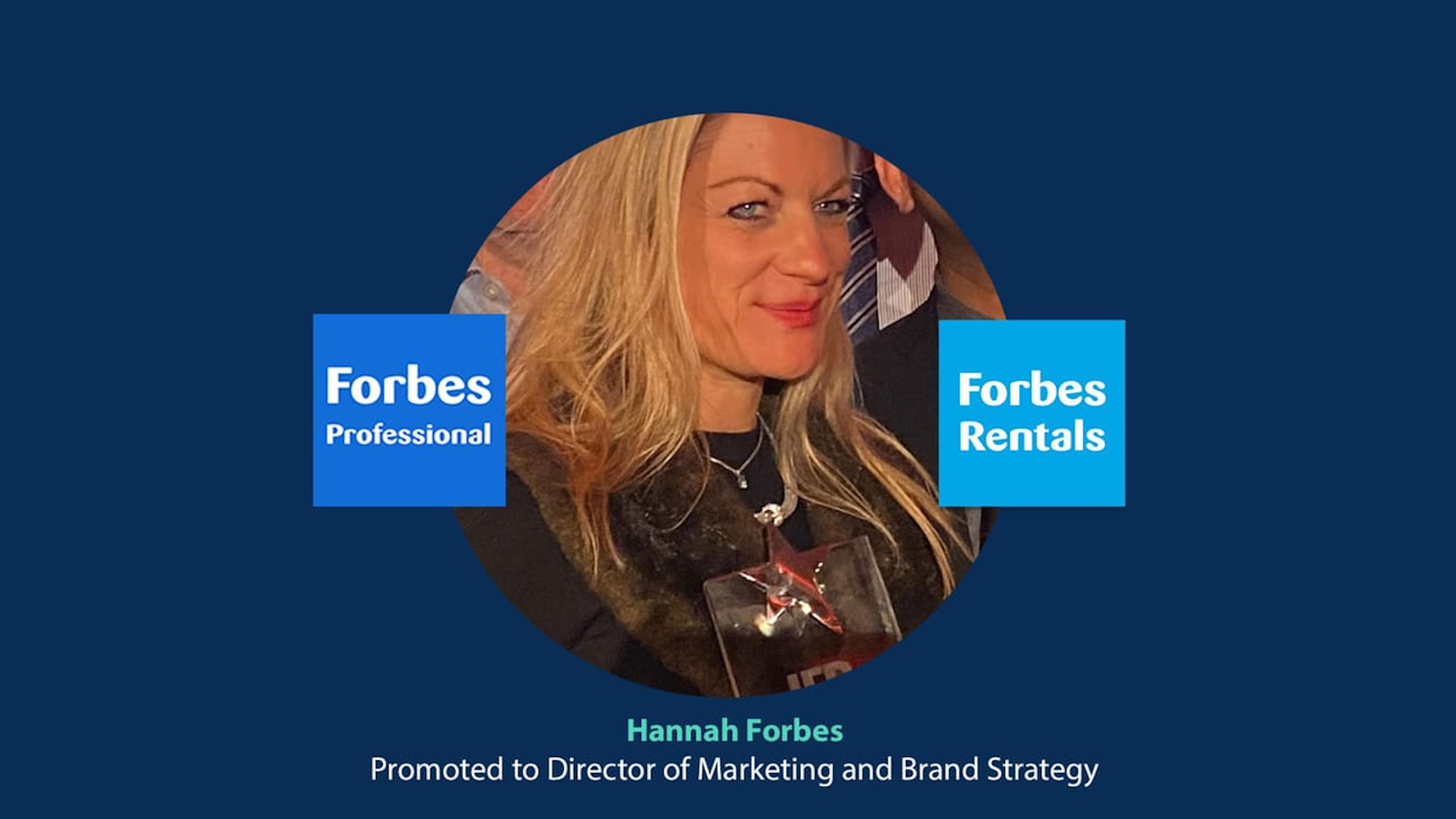 We are Excited to Announce the Promotion of Hannah Forbes