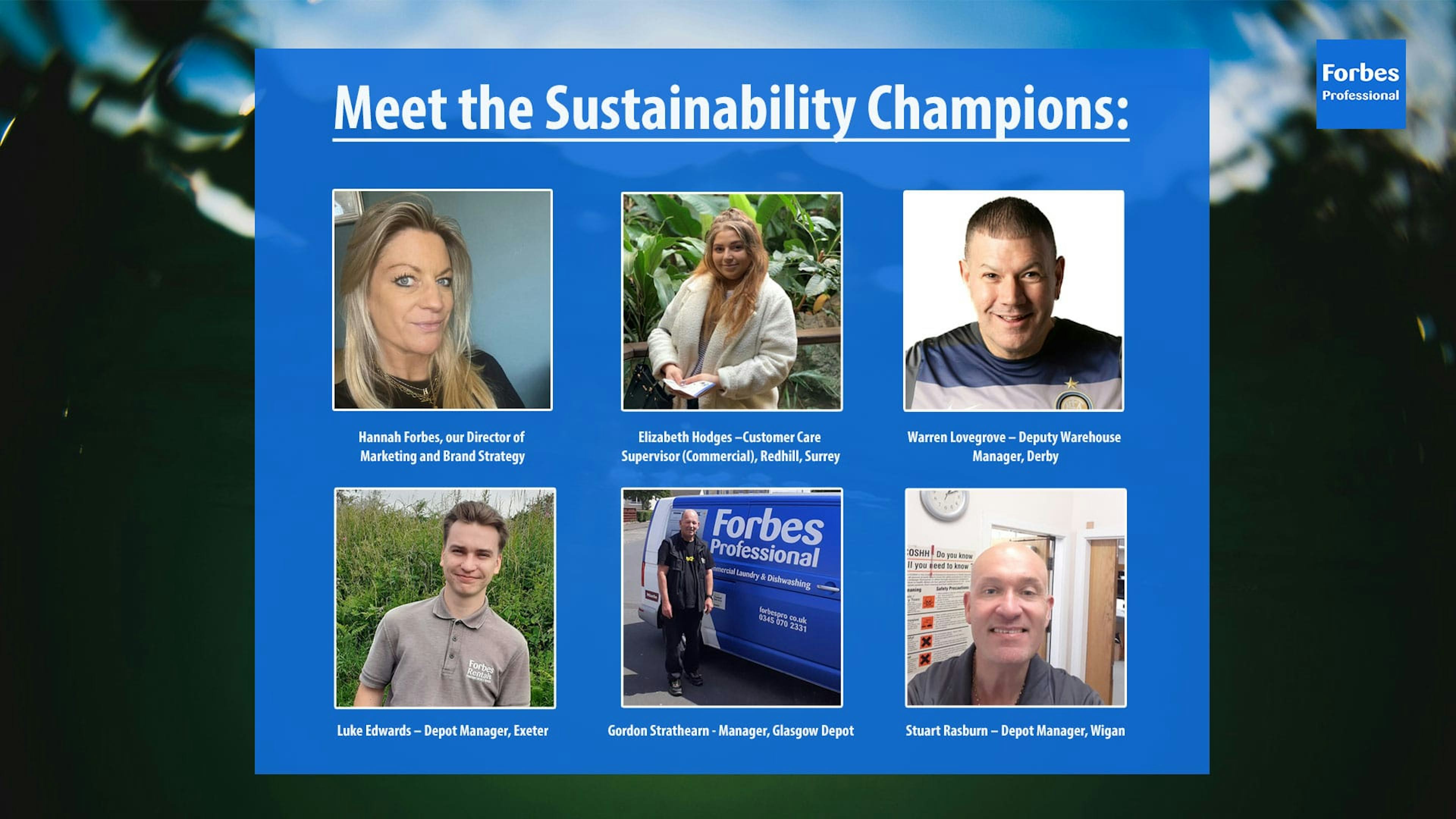 Forbes Appoints Regional Sustainability Champions to Embed ESG Across UK Operations
