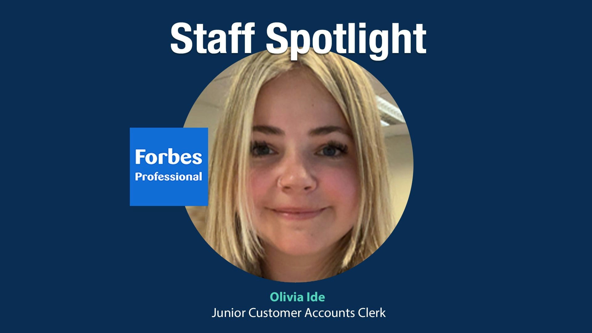 ⭐ Staff Spotlight: Olivia Ide ⭐ Staff Spotlight: Olivia Ide