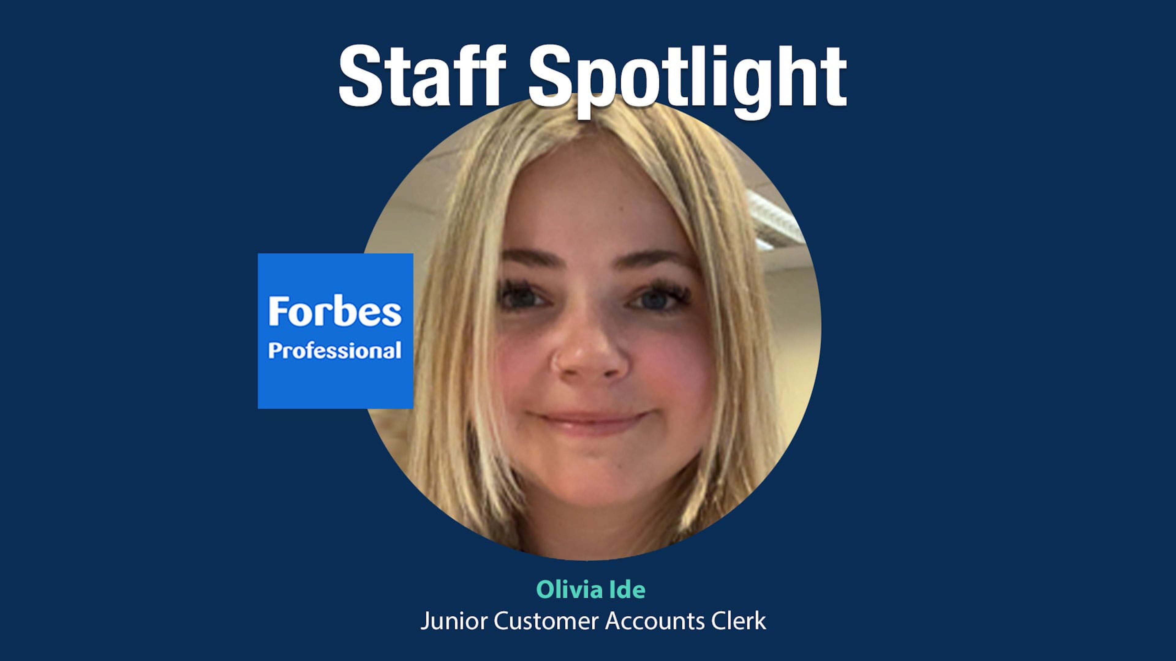 ⭐ Staff Spotlight: Olivia Ide