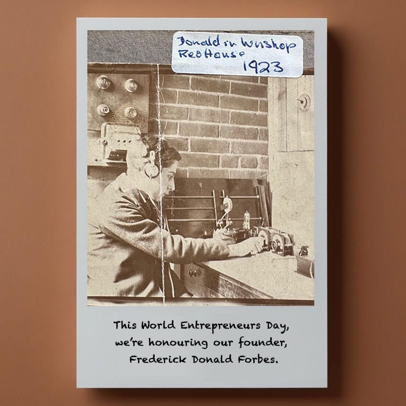 Celebrating World Entrepreneurs' Day: Honouring Our Founder, F.D. Forbes, and His Enduring Legacy