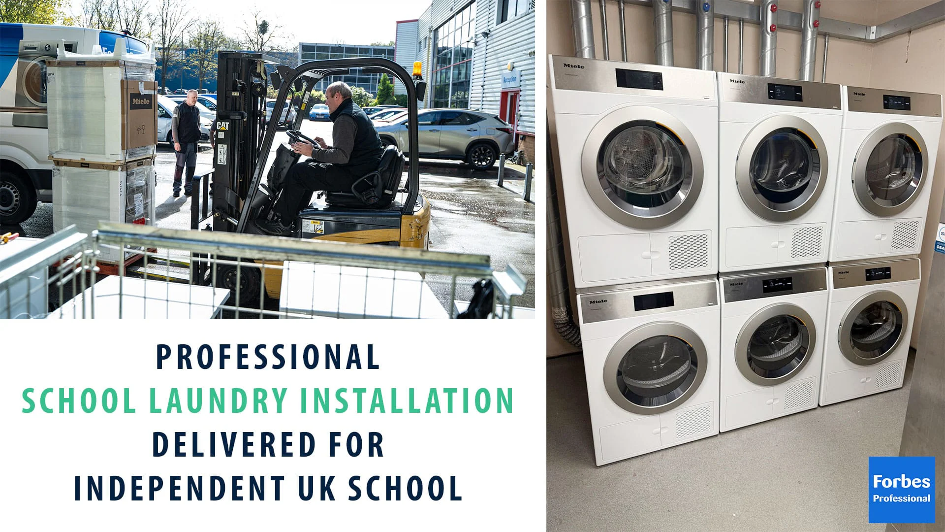 Professional School Laundry Installation Delivered for Independent UK School Professional School Laundry Installation Delivered for Independent UK School